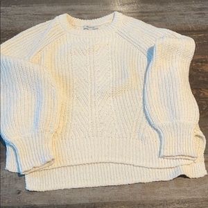 Madewell knitted cream sweater